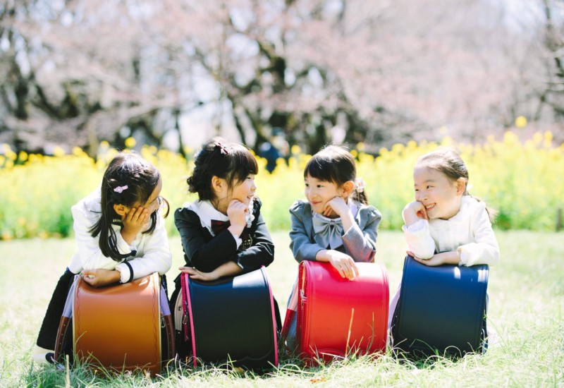 入学ランドセル菜の花